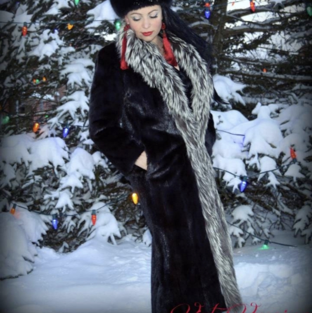 Full length mink coat